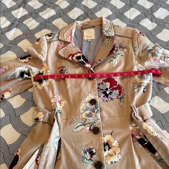 Anthropologie Elevenses Trench - Picture 6 of 7
